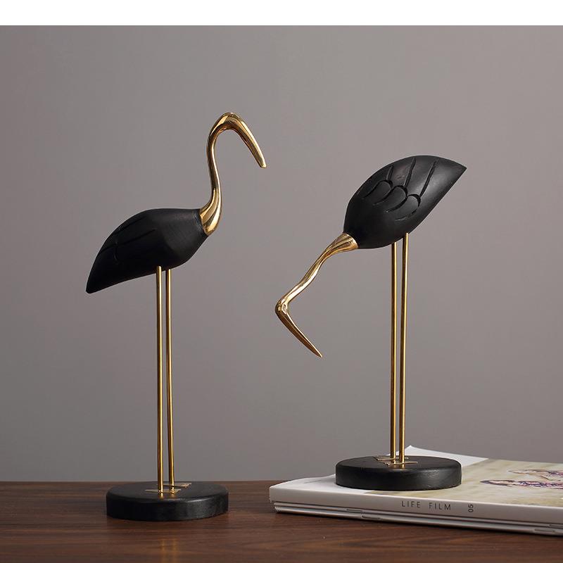 Retro Copper Cranes Artwork St - Resin Art Work 评论和价格