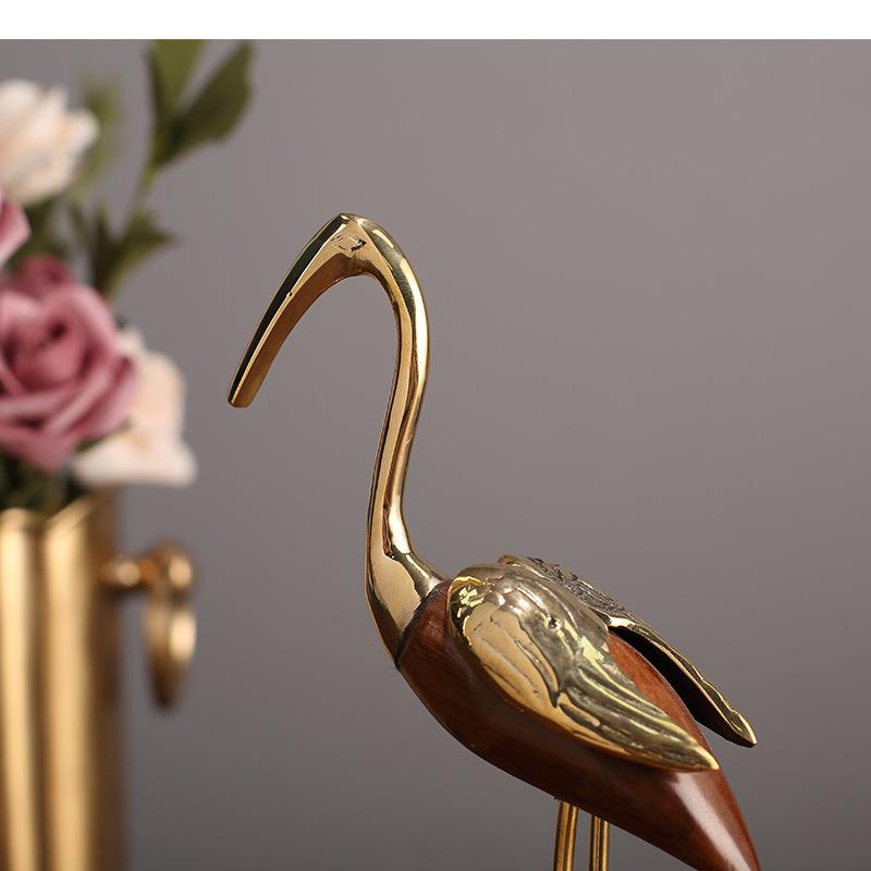 Retro Copper Cranes Artwork St - Resin Art Work 评论和价格