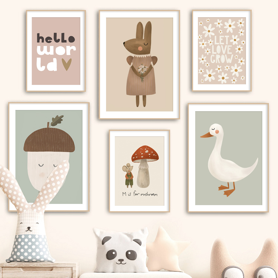 Nordic Retro Poster And Prints - Resin Art Baby 评论和价格