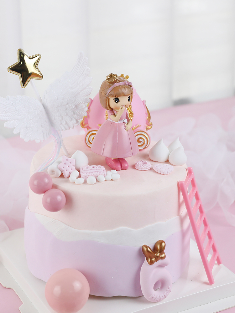 Pink Castle Girl Bow little Pr - Resin Art Alphabet 评论和价格