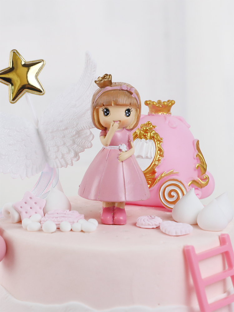 Pink Castle Girl Bow little Pr - Resin Art Alphabet 评论和价格